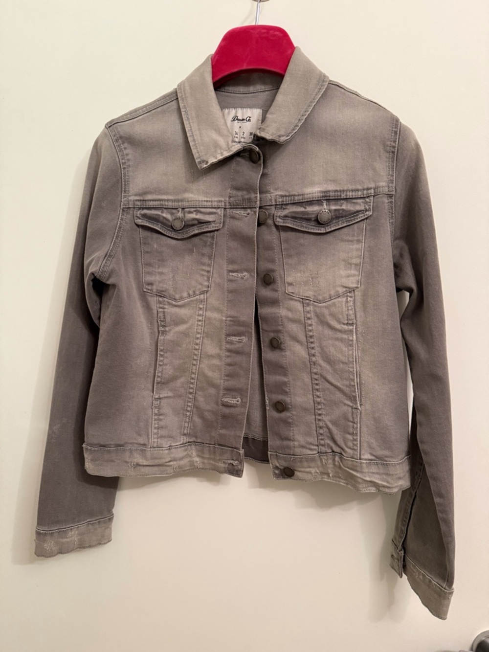 Denim&Co Women's Washed Gray Jean Jacket